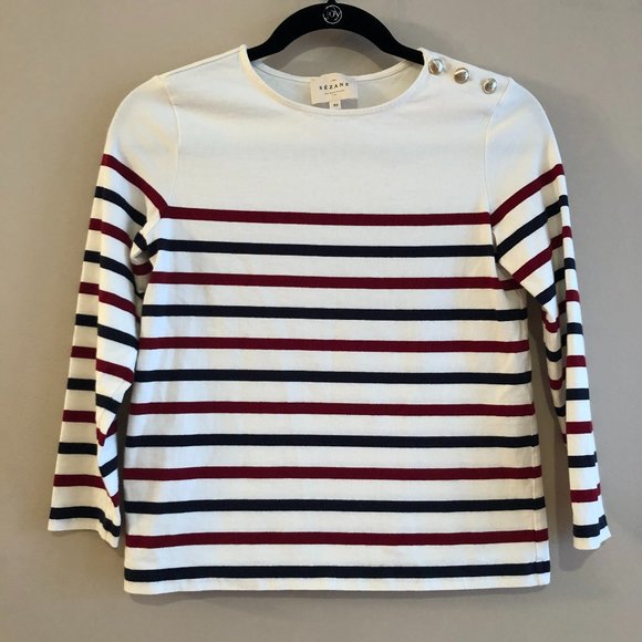 ❌SOLD❌ Sezane Loic Striped Jersey - Picture 3 of 6